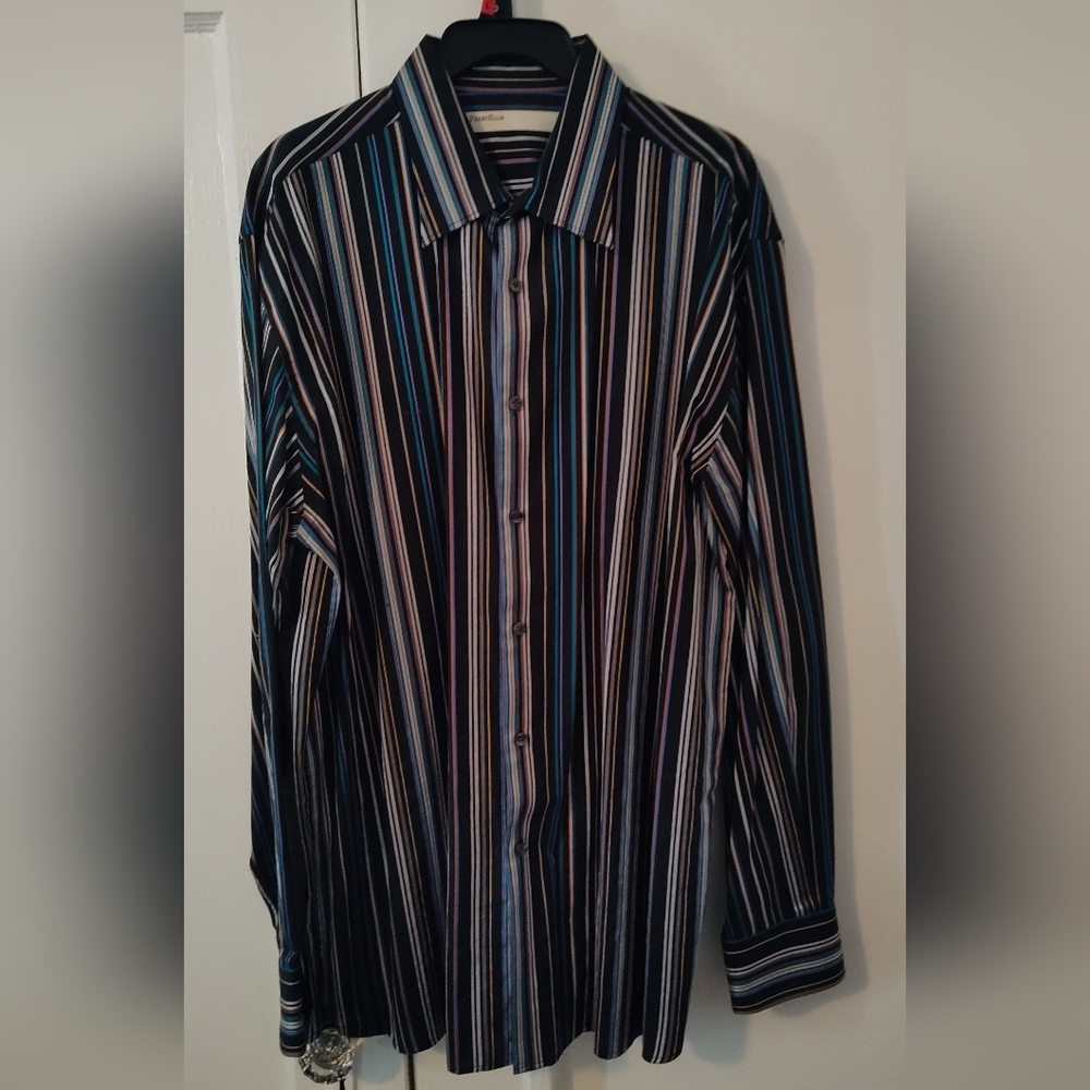 Vintage Perry Ellis Men's Shirt